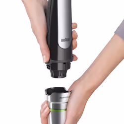 Braun MultiQuick 7 0X22111427 frullatore Frullatore ad immersione 1000 W Nero, Acciaio satinato - Vista aggiuntiva 5