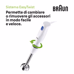 Braun MultiQuick 1 MQ10.201M Minipimer Frullatore ad immersione White - Vista aggiuntiva 6