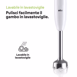 Braun MultiQuick 1 MQ10.201M Minipimer Frullatore ad immersione White - Vista aggiuntiva 7