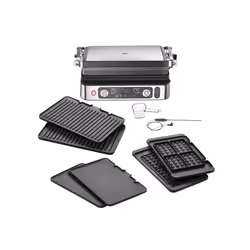 Braun 0X17900008, Acciaio inox, Titanio, Acciaio inox, Rettangolare, Manopola, Griglia e piastra, 851 cm²