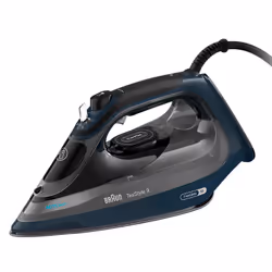 Braun TexStyle 9 0127409002, Ferro a vapore, EloxalPlus soleplate, 2,5 m, 260 g/min, Blu scuro, 60 g/min