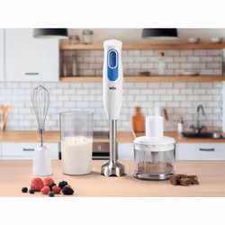 Braun MultiQuick 2 MQ20236MWH 0,5 L Frullatore ad immersione 600 W Blu, Bianco - Vista aggiuntiva 4
