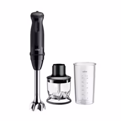 Braun MultiQuick 3 MQ30201M, Frullatore ad immersione, 0,6 L, 900 W, Nero, Acciaio satinato