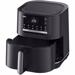 Braun HF5050 Singolo 5,7 L Indipendente 2000 W Friggitrice ad aria calda Nero, Grigio - Vista aggiuntiva 2