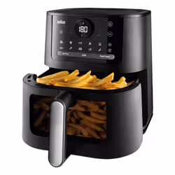 Braun HF 5075 Singolo Indipendente 2000 W Friggitrice ad aria calda Nero, Grigio - Vista aggiuntiva 2