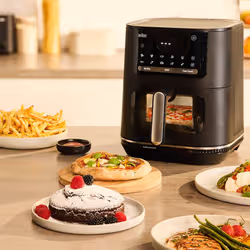 Braun HF 5075 Singolo Indipendente 2000 W Friggitrice ad aria calda Nero, Grigio - Vista aggiuntiva 8