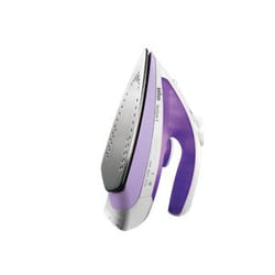 Braun TS320C ferro da stiro Ferro da stiro a secco e a vapore Piastra in Ceramica 1700 W Viola, Bianco