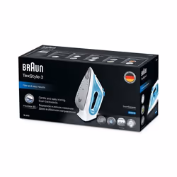 Braun TexStyle 3 Steam Iron SI 3053 Blue Piastra in Ceramica 2400 W Blu - Vista aggiuntiva 4