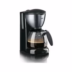 Braun KF 570/1, Macchina da caffè con filtro, Caffè macinato, 1100 W, Nero, Acciaio inox