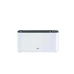 Braun HT3100WH tostapane 1 fetta/e 1000 W Nero, Bianco