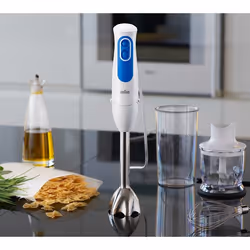Braun MQ 3025 Spaghetti 600 L Frullatore ad immersione 700 W Blu, Bianco - Vista aggiuntiva 5