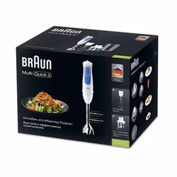Braun MQ 3025 Spaghetti 600 L Frullatore ad immersione 700 W Blu, Bianco - Vista aggiuntiva 7