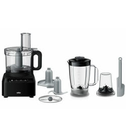 Braun FP 3132 BK robot da cucina 800 W 2,1 L Nero