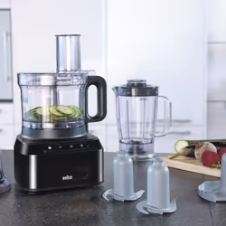 Braun FP 3132 BK robot da cucina 800 W 2,1 L Nero - Vista aggiuntiva 6