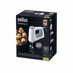 Braun HM 5000 WH Sbattitore manuale 700 W Grigio, Bianco - Vista aggiuntiva 4
