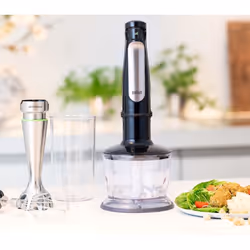 Braun MQ 7035X 0,6 L Frullatore ad immersione 1000 W Nero, Acciaio satinato - Vista aggiuntiva 8