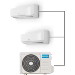 Olimpia Splendid - OS-C/SAALH14EIA Aryal S2 E Dual Inverter 14 (9.000 + 12.000 btu/h) - Climatizzatore Fisso Dual split, Gas R32, Classe di