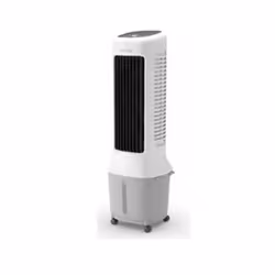 Olimpia Splendid Peler Tower 10, Raffrescatore evaporativo, Nero, Grigio, Bianco, 4 ruota(e), 10 L, 1000 m³/h, 6,5 m/s