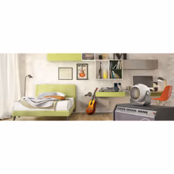 Olimpia Splendid Caldodesign Interno Argento, Bianco 1800 W Riscaldatore ambiente elettrico con ventilatore - Vista aggiuntiva 2
