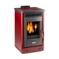 Olimpia Splendid Dafne Bordeaux Libera installazione Pellet Nero, Bordeaux