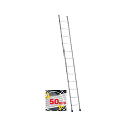 Scala singola con gradino largo 17 gradini - h. 5,00 mt