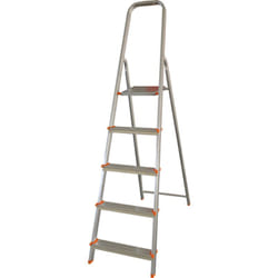 Marchetti - scala domestica in alluminio stella basic 4 gradini leggera resistente