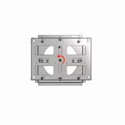 ITB PM5693, Staffa, 400 x 400 mm, 165,1 cm (65"), 65 kg, 90°, Acciaio