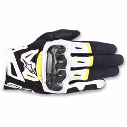 Alpinestars 3567717-125-3XL, Motocicletta, Adulto, Maschio, Nero, Bianco, Giallo, XXXL, 2 pz