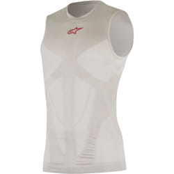 Alpinestars Tech Tank Summer Camicia, rosso-argento, dimensione M L per uomo