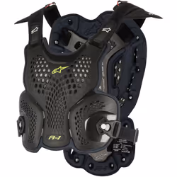 Alpinestars A-1 Protezione toracica 2016, nero, dimensione XL 2XL per uomo