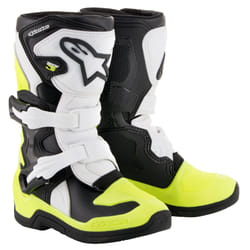 Alpinestars 2014518-125-10 calzatura per motocicletta Maschio Bambino Nero, Bianco, Giallo