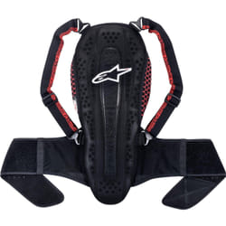 Alpinestars Nucleon KR-2 Protezione per la schiena, nero-rosso, dimensione S per uomo