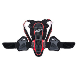 Alpinestars Nucleon KR-3 Protezione per la schiena, nero-rosso, dimensione XS per uomo