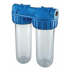 Atlas - Filtri Senior Douplex Plus 3P afo sx Contenitore Doppio Trasparente 3/4'