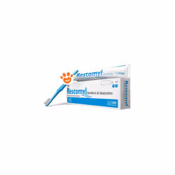 Restomyl Dentifricio e Spazzolino sono prodotti specifici per la pulizia quotidiana dei denti di cani e gatti. Dentifricio in ...