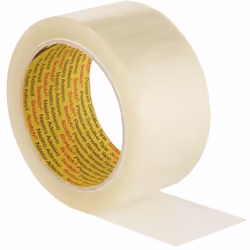 Flatpack de 6 Rubans d'Emballage Scotch 309 Transparent, 50 µm, 50mm X 66m