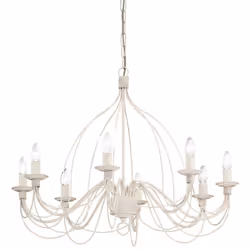 Ideal Lux CORTE SP8, 8 lampadina(e), E14, IP20, Bianco