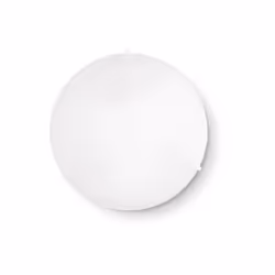 Collezione SIMPLY SEMPLICITA' Plafoniera a 3 luci con diffusore in vetro trasparente sabbiato. Ganci ferma vetro in metallo s ...