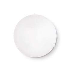 Ideal Lux - Plafoniera Moderna Simply Vetro Bianco 3 Luci E27