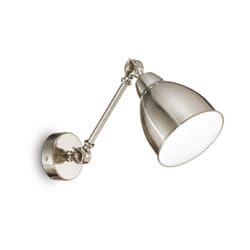 Applique Industrial-Minimal Newton Metallo Cromo 1 Luce E27