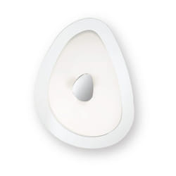 Plafoniera Moderna Geko Metallo Bianco 3 Luci E27