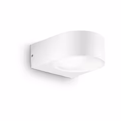 Collezione IKO APPLIQUE A DOPPIA EMISSIONE Applique a 1 luce con corpo luce in alluminio pressofuso verniciato a polveri bian ...