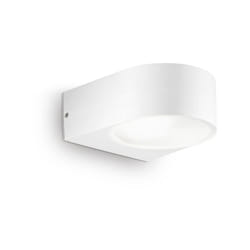 Applique Moderna Iko Metallo Bianco 1 Luce E27