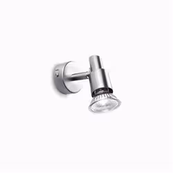 Ideal Lux Slem AP1, Superficie, 1 lampadina(e), GU10, IP20, Nichel