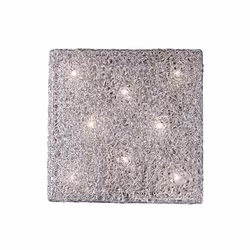 Ideal Lux QUADRO PL8, Superficie, Quadrato, 8 lampadina(e), G9, IP20, Alluminio