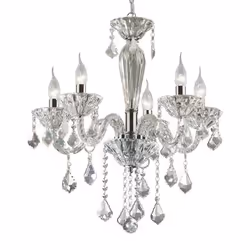 Ideal Lux Tiepolo SP5, 5 lampadina(e), E14, IP20, Trasparente