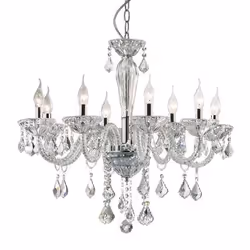 Ideal Lux Tiepolo SP8, 8 lampadina(e), E14, IP20, Trasparente