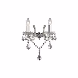 Ideal Lux FLORIAN AP2, Superficie, 2 lampadina(e), E14, IP20, Cromo