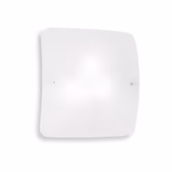 Collezione CELINE MODERNLIGHT Plafoniera/applique moderna a 2 luci con base in metallo smaltato. Diffusore in vetro trasparen ...
