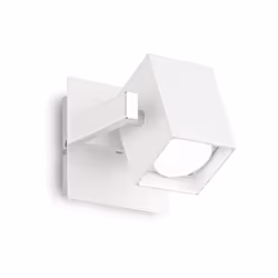 Collezione MOUSE QUADRATI REGOLABILI Applique a 1 luce con base, montatura e diffusori in metallo rifinito con vernice opaca  ...